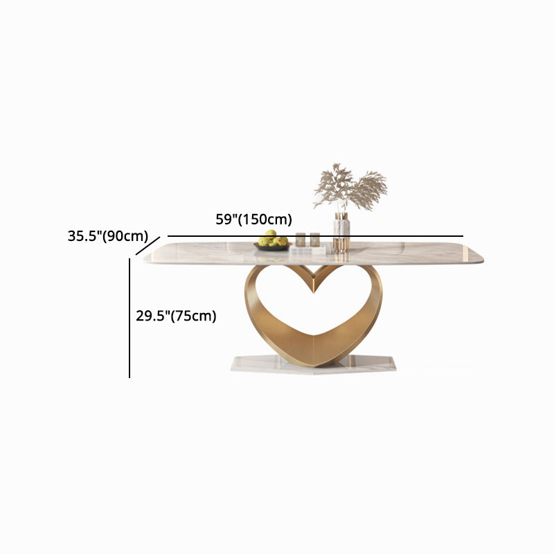 Glam 1/4/5/7 Pieces Dining Set Sintered Stone Dining Table Set for Dining Areas