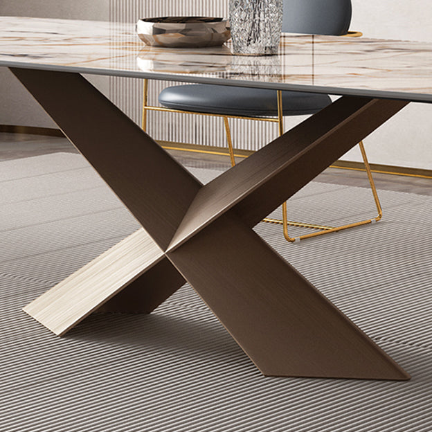 Glam 1/2/5/6/7 Pieces Dining Set Sintered Stone Dining Table Set