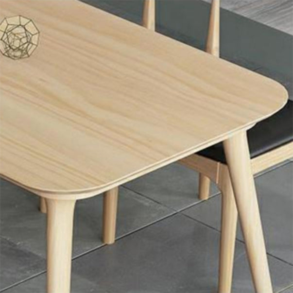 Industrial 1/2/9 Pieces Dining Set Solid Wood Dining Table for Home Use