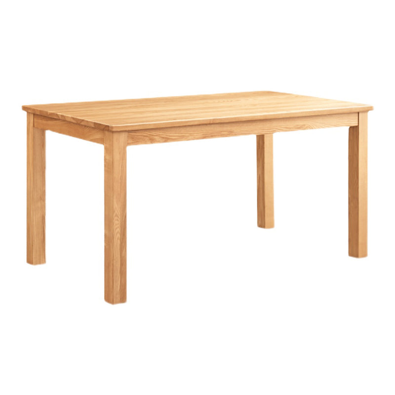 Table à manger rectangulaire de Style milieu du siècle, table à manger en bois massif pour la maison