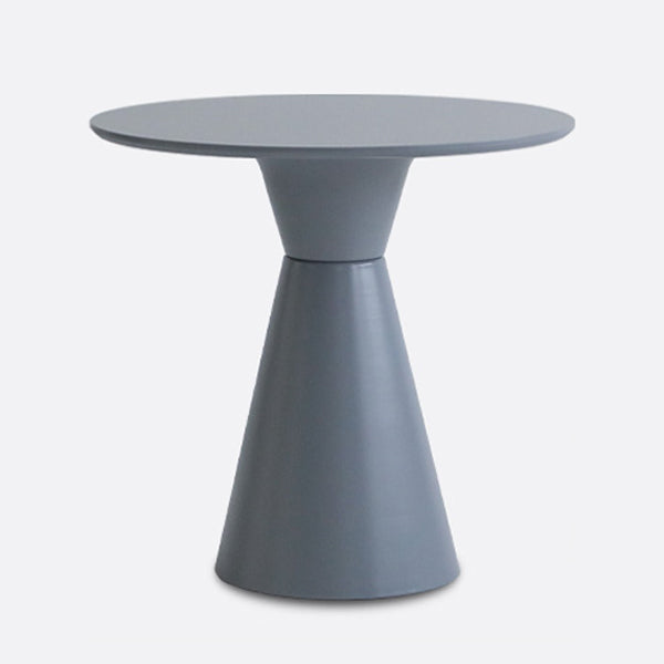 Moderne tulpenbasis eettafel hout en stalen ronde dinette tafel voor eetkamer