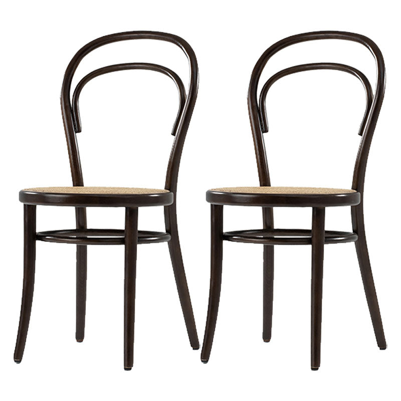 Silla de madera tradicional para comedor, cocina, silla trasera Windsor
