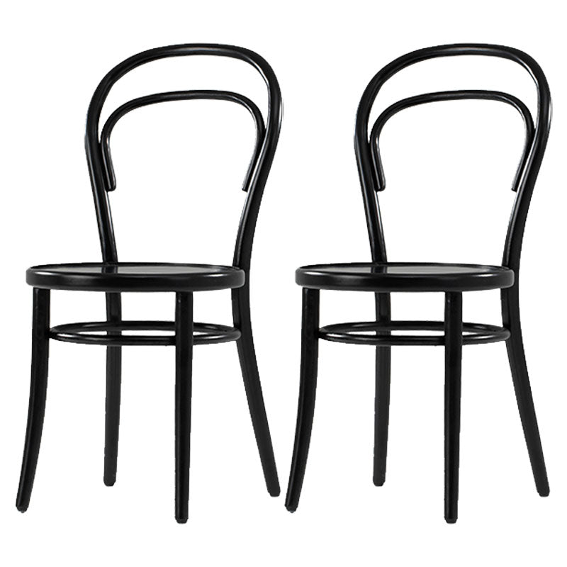 Silla de madera tradicional para comedor, cocina, silla trasera Windsor