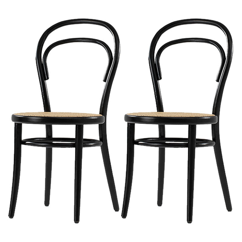 Silla de madera tradicional para comedor, cocina, silla trasera Windsor