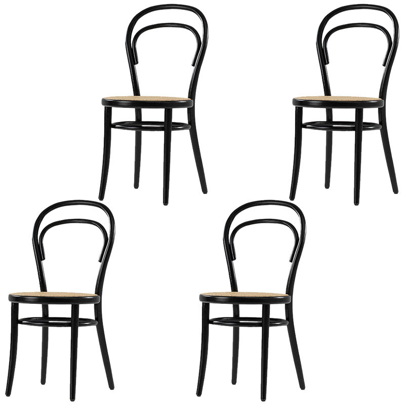 Silla de madera tradicional para comedor, cocina, silla trasera Windsor