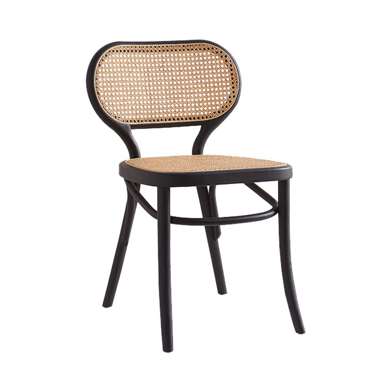 Silla tradicional de madera para comedor, cocina, silla lateral trasera King Louis