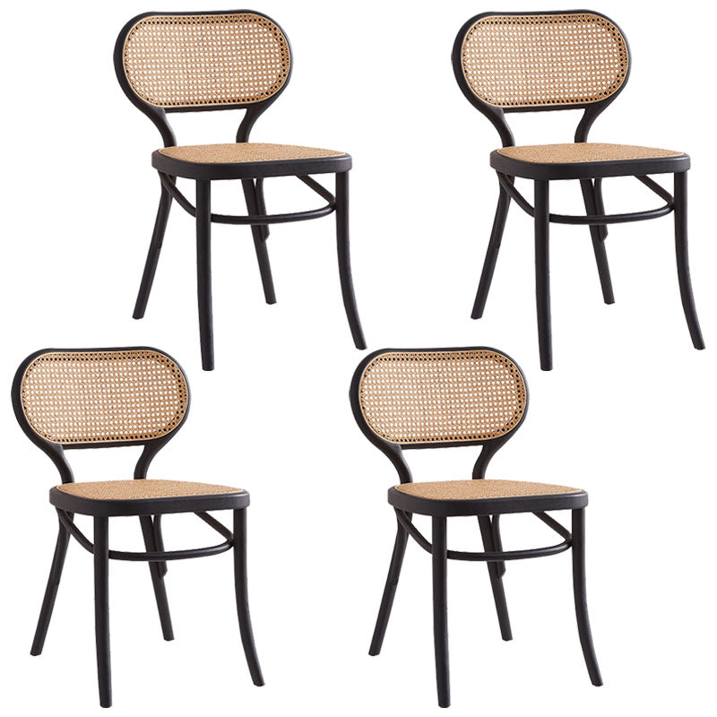 Silla tradicional de madera para comedor, cocina, silla lateral trasera King Louis