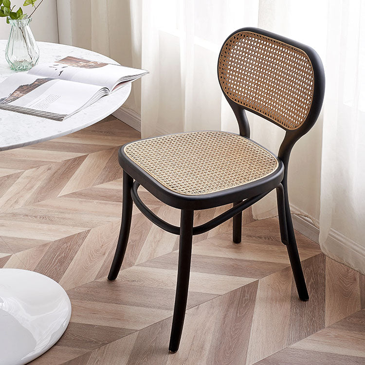 Silla tradicional de madera para comedor, cocina, silla lateral trasera King Louis