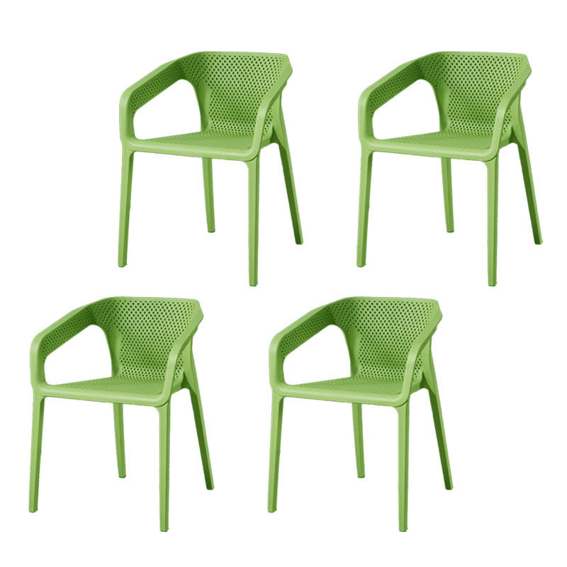 Sedia moderna sedia impilabile sedia da pranzo con gambe di plastica per cucina