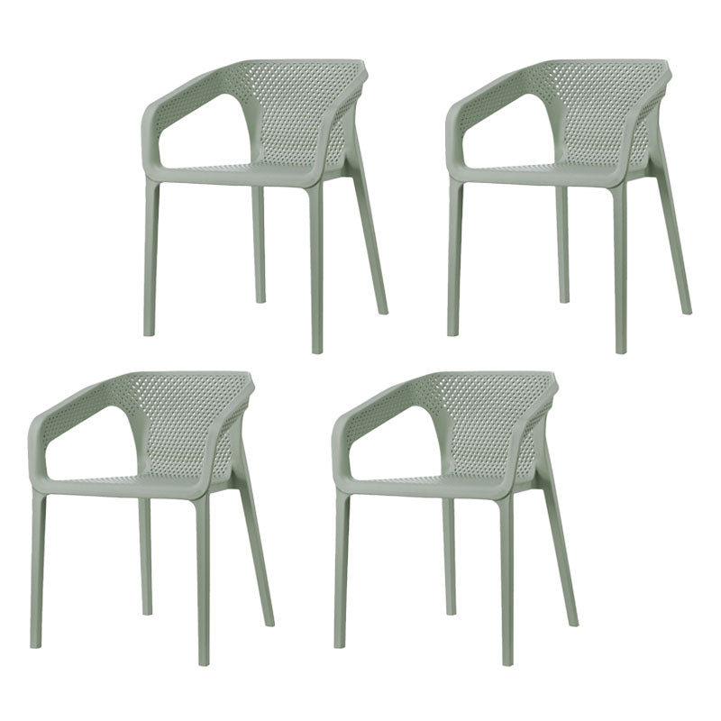 Sedia moderna sedia impilabile sedia da pranzo con gambe di plastica per cucina