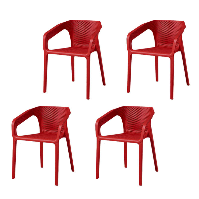 Sedia moderna sedia impilabile sedia da pranzo con gambe di plastica per cucina