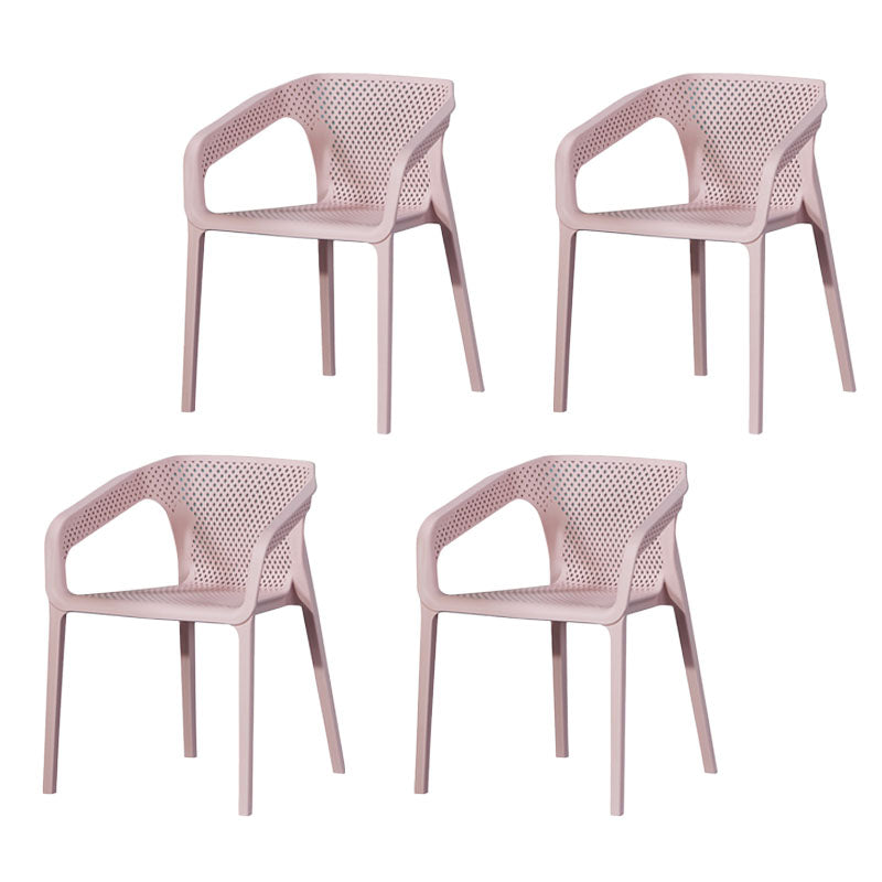Sedia moderna sedia impilabile sedia da pranzo con gambe di plastica per cucina