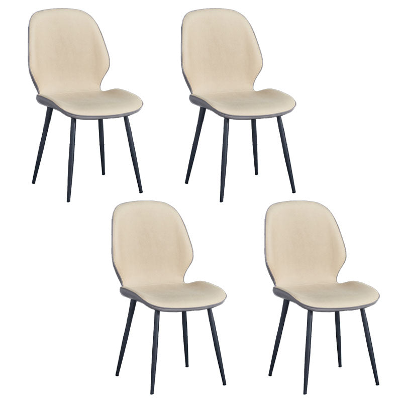 Sillas de comedor de cuero sintético de estilo industrial, silla con respaldo sólido para cocina
