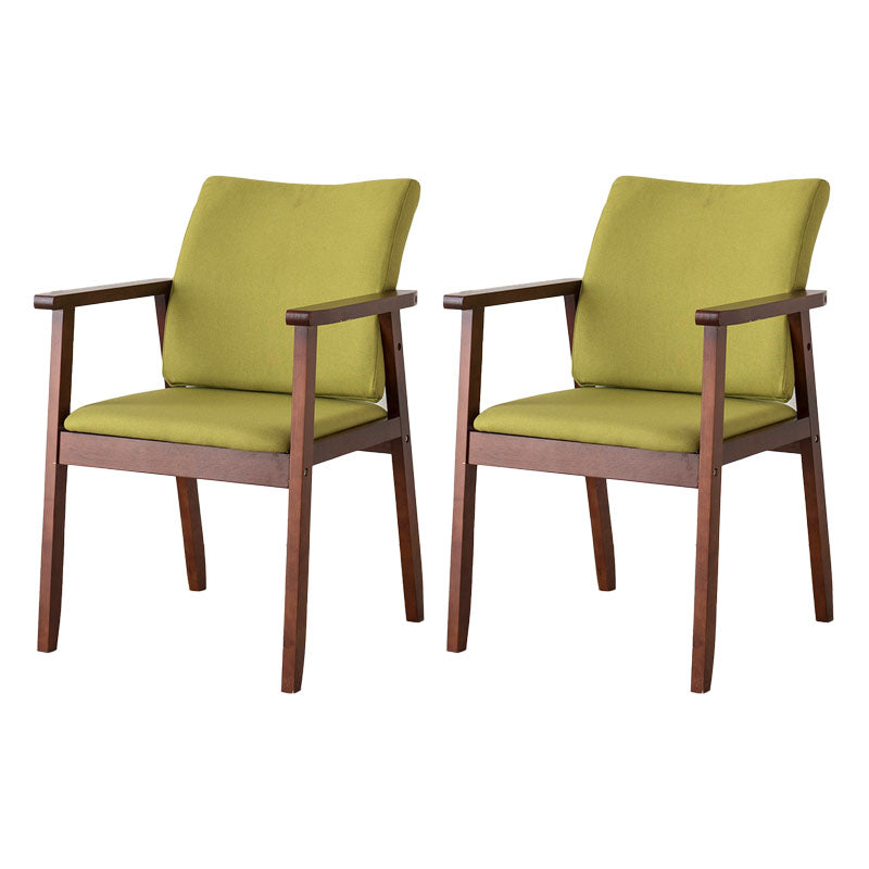 Fauteuil à dossier solide rembourré contemporain, finition mate, chaise de salle à manger pour la maison