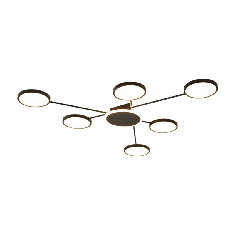 Ringe Metall Deckenmontage Leuchte moderne LED-Deckenleuchte