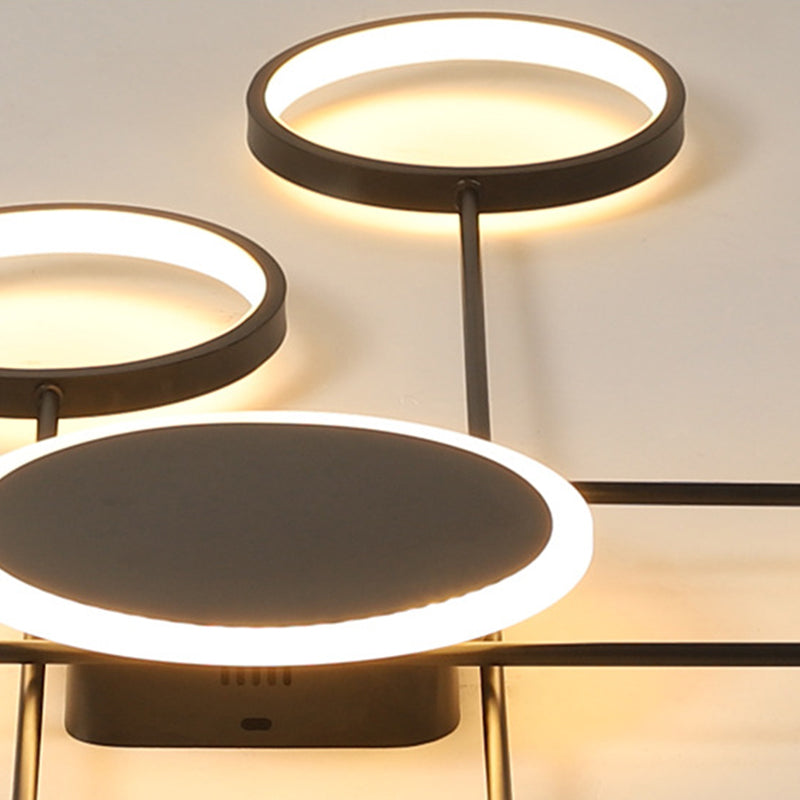 Ringe Metall Deckenmontage Leuchte moderne LED-Deckenleuchte