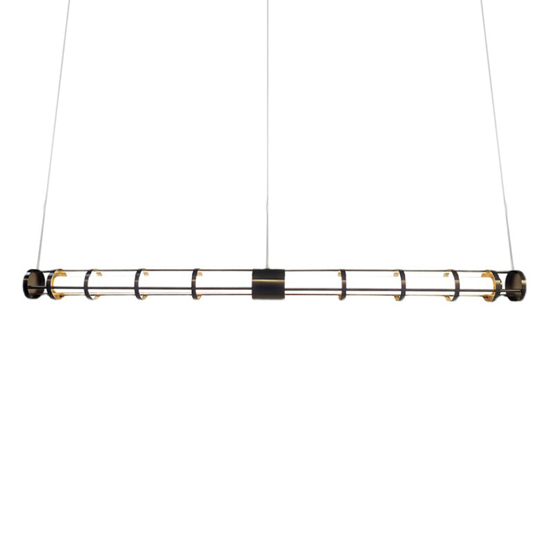 Lámpara de suspensión LED LED de restaurante de 1 luces modernas con tono de plástico