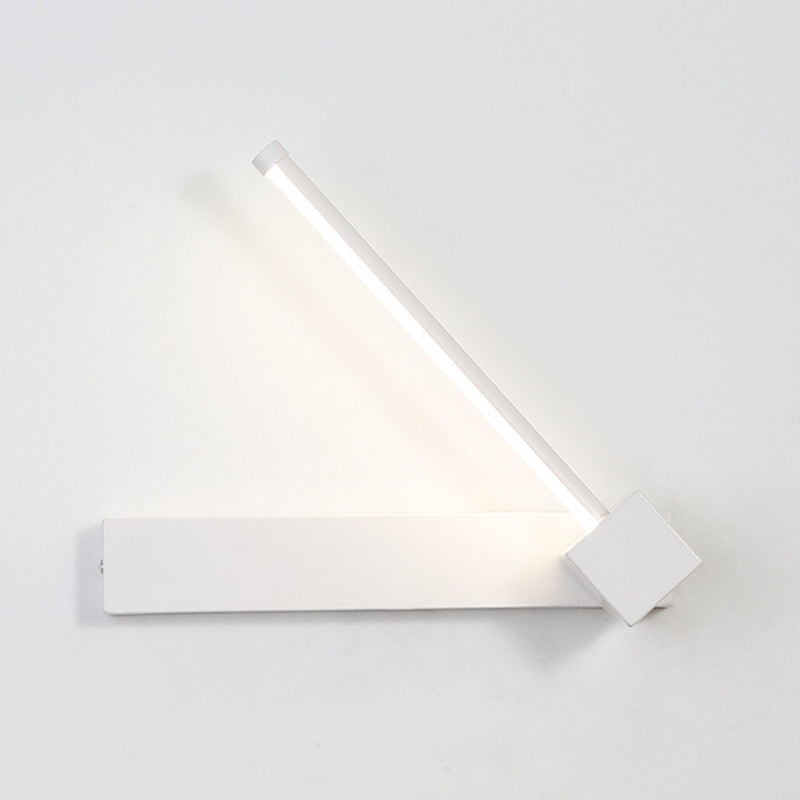 Moderne Metall Wandleuchte rotatable 12 "breit LED -Wandleuchten für Wohnzimmer