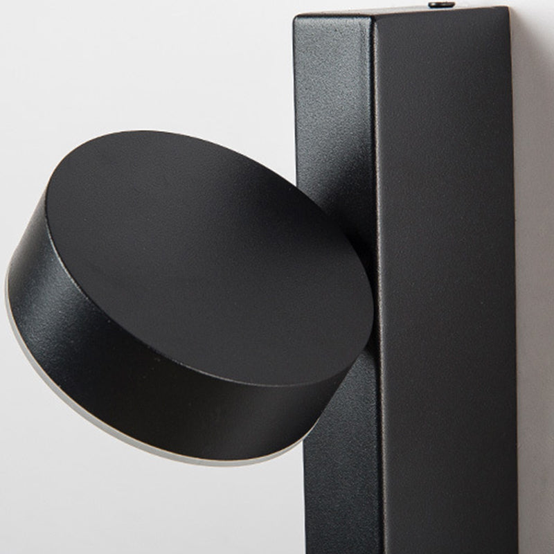 Luz de pared de metal moderna LED geométrica Rotable LED Spl aplanador para sala de estar