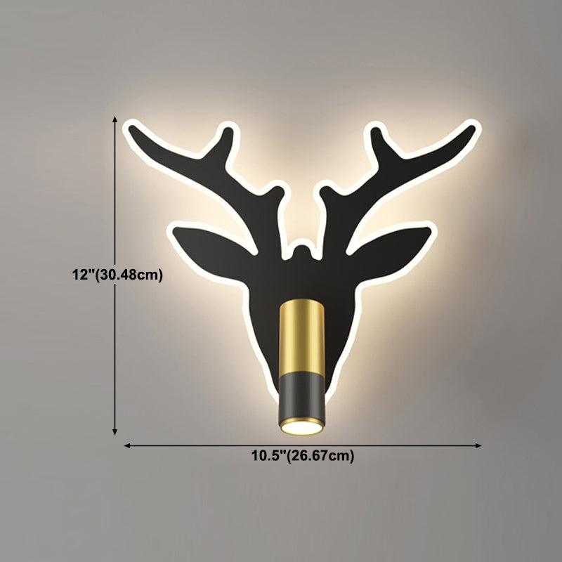 Iluminación de matrícula de metal simplicidad de simplicidad de estilo LED montada en pared