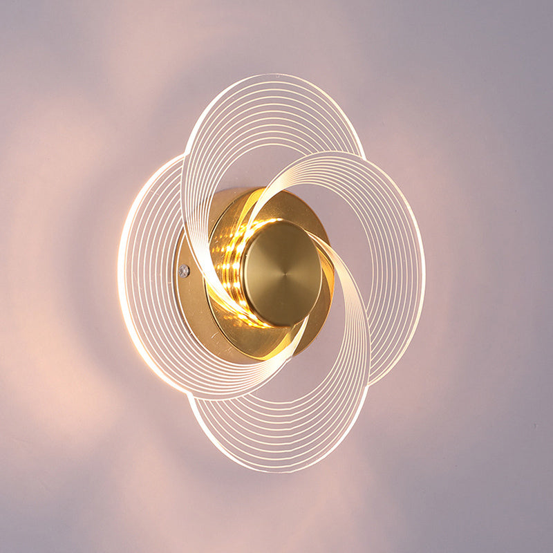 Simple Wall Lighting Fixture Circle Wall Light Sconce for Bedroom