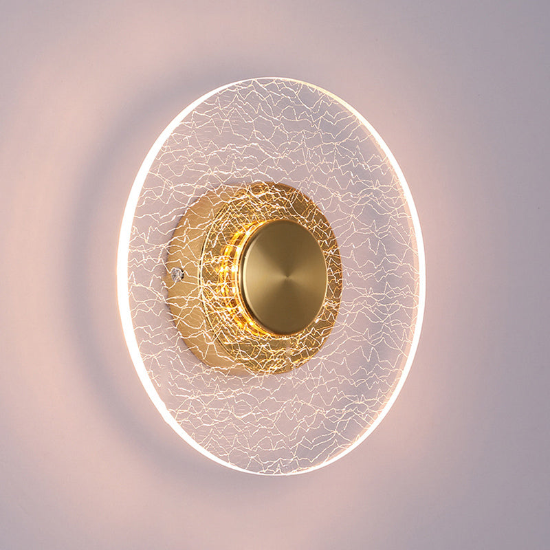 Simple Wall Lighting Fixture Circle Wall Light Sconce for Bedroom