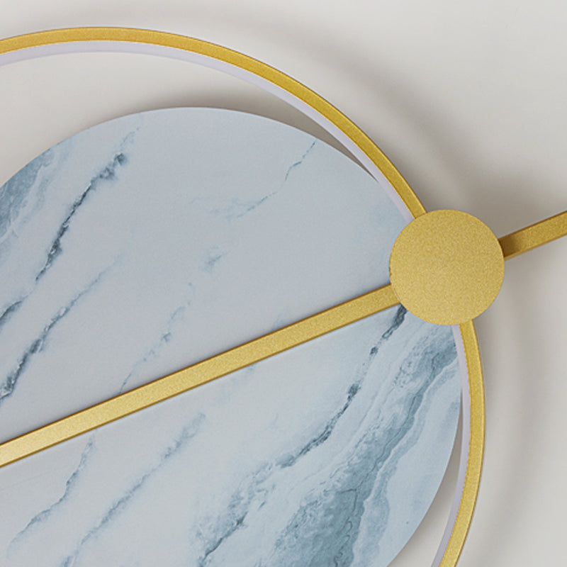 Sala de estar Fondo de pared Splique Nordic Style Circular LED Mural Wall Light