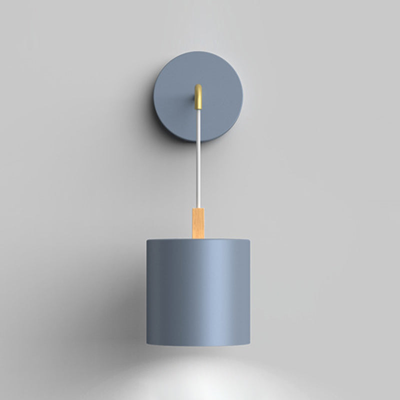 Modern Style Geometric Wall Lamps Metal 1 Light Sconce Lights