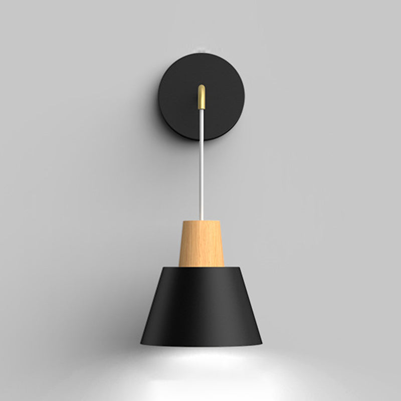 Modern Style Geometric Wall Lamps Metal 1 Light Sconce Lights