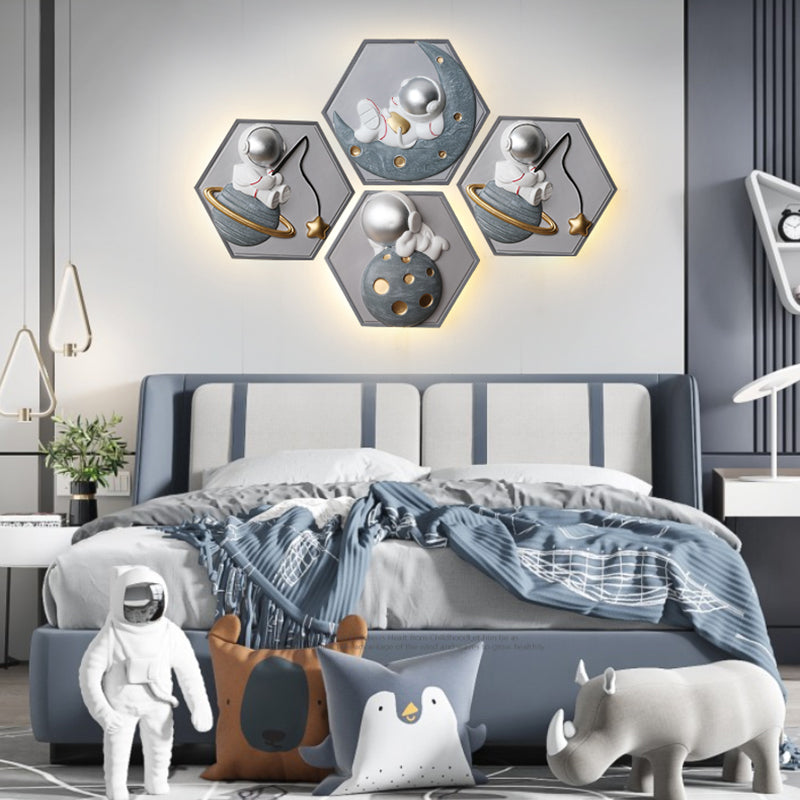 Wall Sconce Lighting Minimalist Wall Mounted Lighting for Kids Bedroom