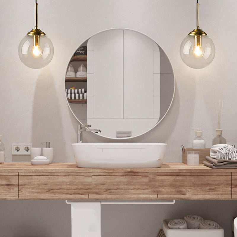 Luz de pared de vidrio de estilo moderno Diseño de luz creativa de luz creativa para dormitorio