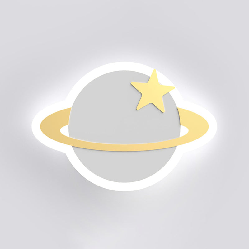 Modern Style Unique Shape Wall Sconce Metal 1 Light Sconce Lighting for Dining Room