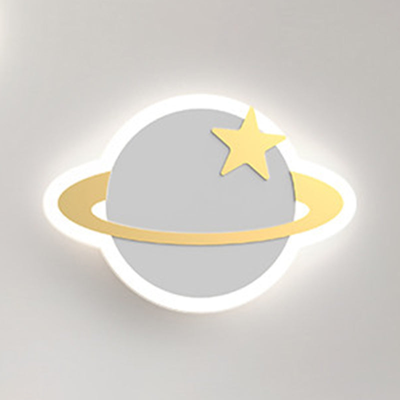 Modern Style Unique Shape Wall Sconce Metal 1 Light Sconce Lighting for Dining Room