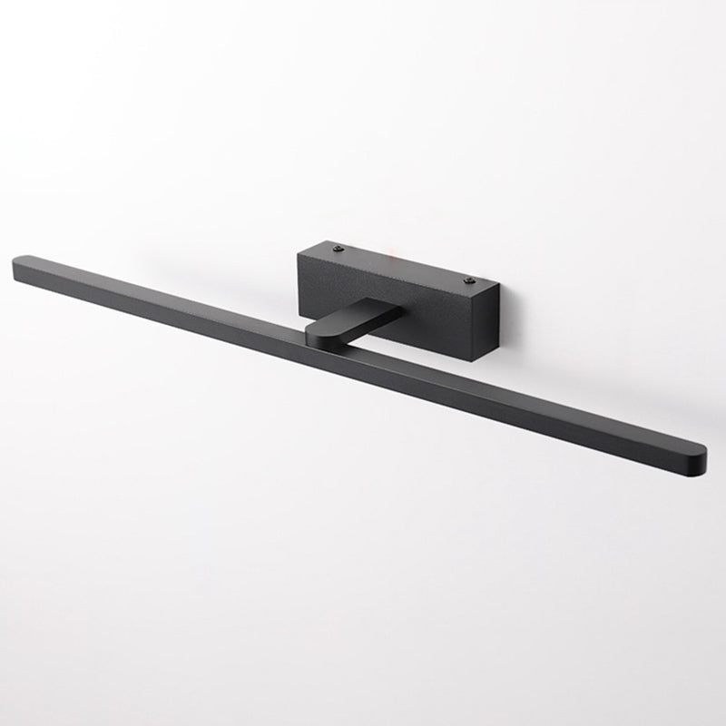 Luce da parete di forma lineare in metallo moderno a 1 lucciola lampada montata