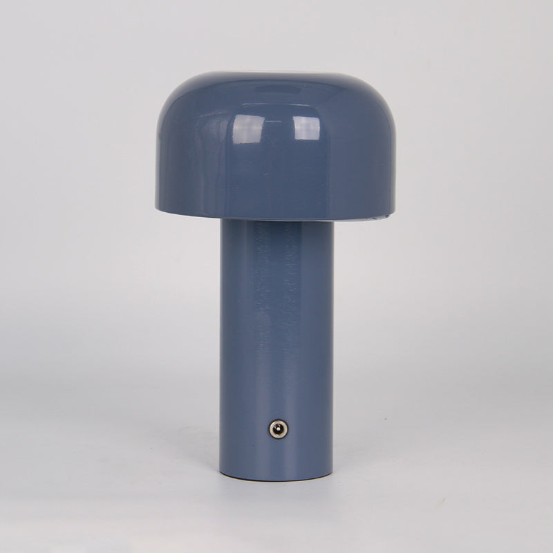 Touch Dimming Mushroom Night Lamp Macaron Metal Bedroom LED Table Light