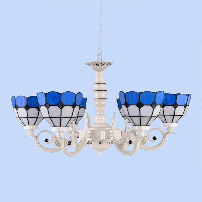 Luces colgantes de rama de tazón múltiple de luz