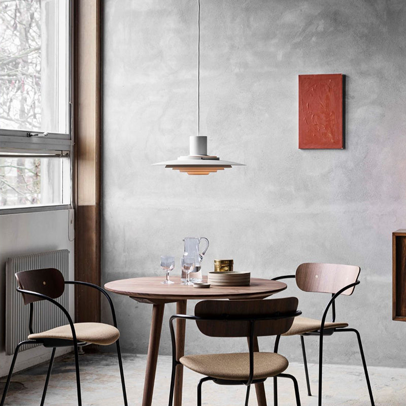 Metal Unique Shade Hanging Lights Modern Style 1 Head Hanging Mount Fixture