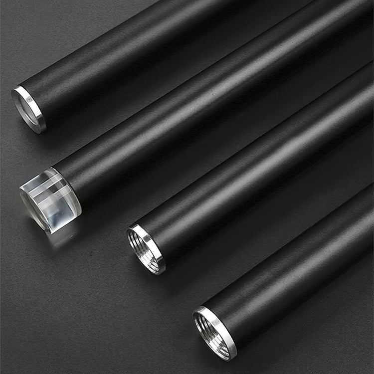 Cylinder Shape Metal Pendant Lights Contemporary Style Hanging Lamps in Black