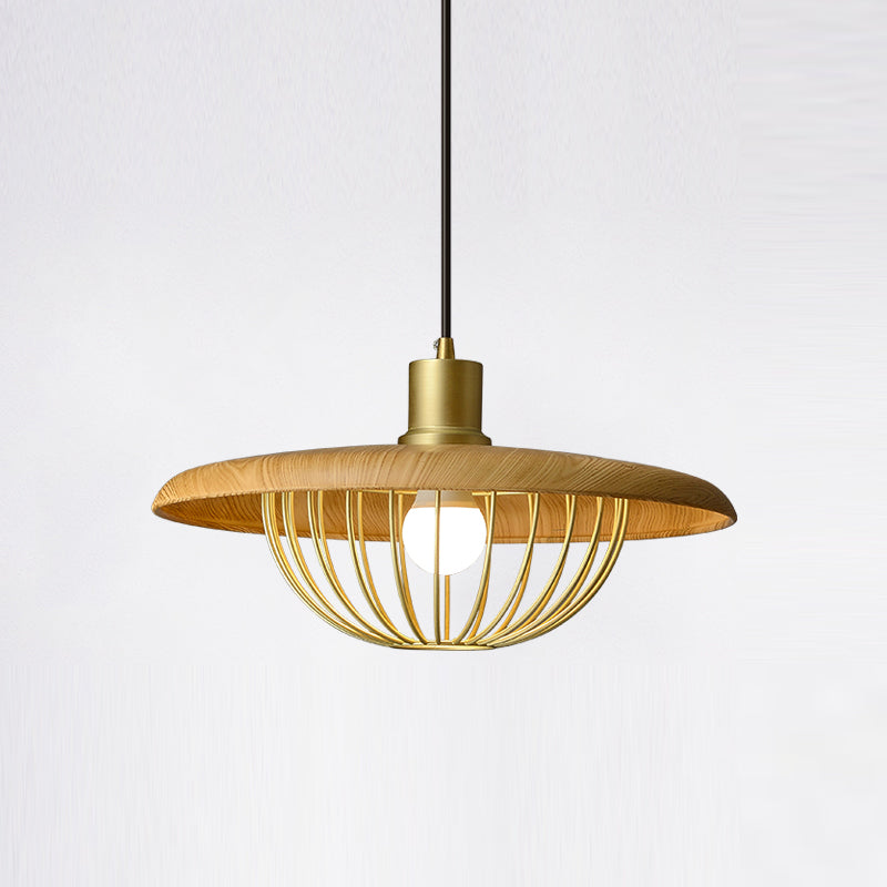 Metal Round Shape Hanging Light Modern Style 1-Light Hanging Light Mounted Fixtures