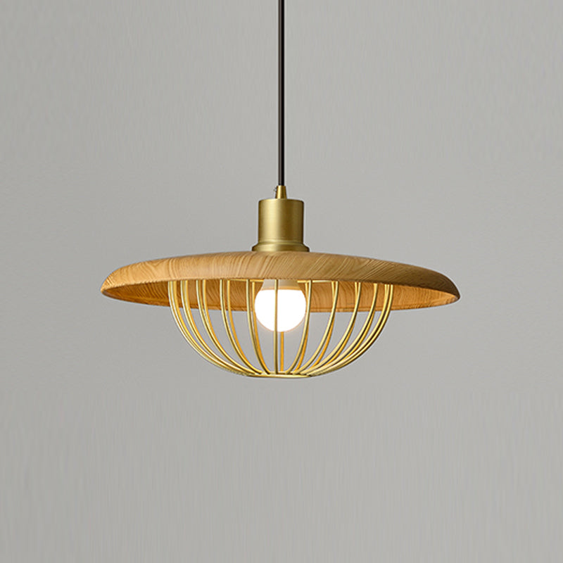 Metal Round Shape Hanging Light Modern Style 1-Light Hanging Light Mounted Fixtures