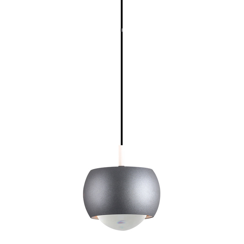 Metal Round Shape Hanging Light Modern Style 1 Light Hanging Light Mount Fixtures