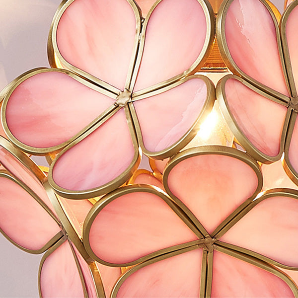 Blütenglas hängendes hungehöriges Licht nordisches Suspension Anhänger Licht