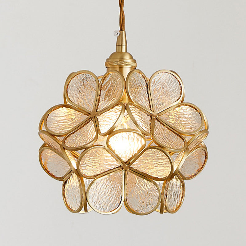 Blütenglas hängendes hungehöriges Licht nordisches Suspension Anhänger Licht