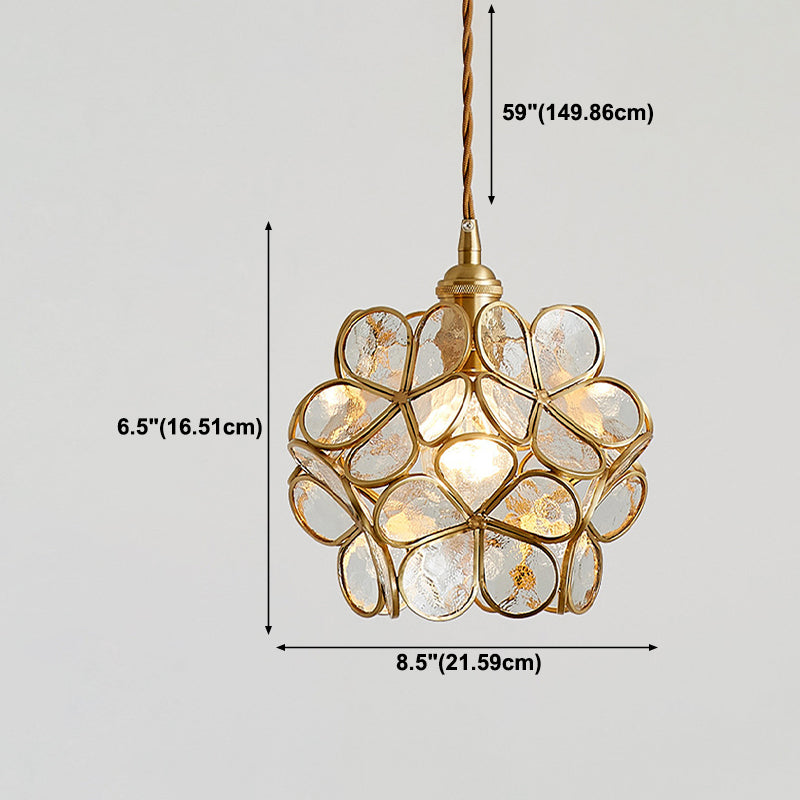 Blütenglas hängendes hungehöriges Licht nordisches Suspension Anhänger Licht