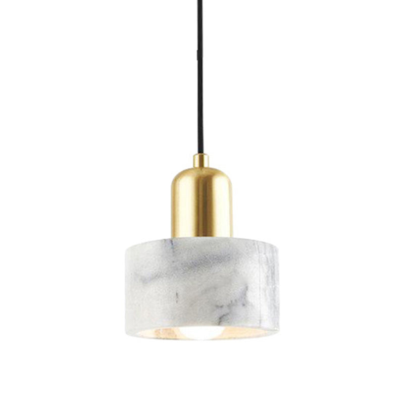 Moderne stijl cilinder naar beneden verlichting steen 1 licht hangende plafondlampen