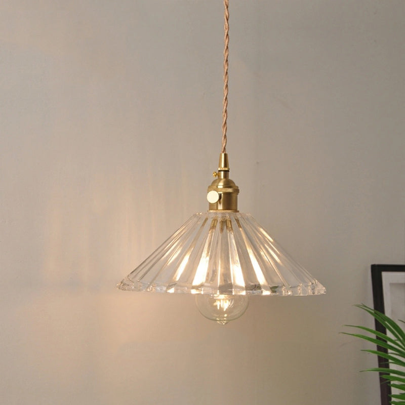 Moderne stijl geometrische down Lighting Glass 1 lichthangende plafondlampen