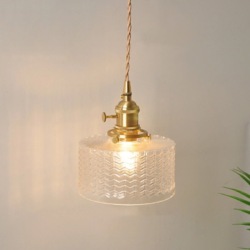 Moderne stijl geometrische down Lighting Glass 1 lichthangende plafondlampen