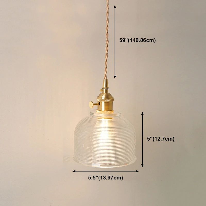 Moderne stijl geometrische down Lighting Glass 1 lichthangende plafondlampen