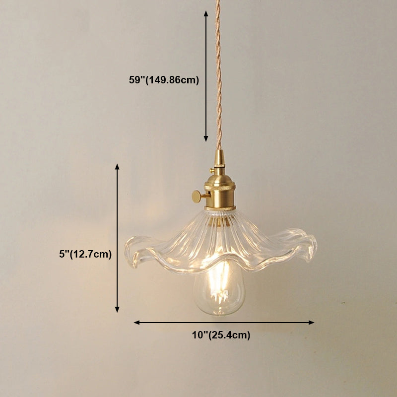 Moderne stijl geometrische down Lighting Glass 1 lichthangende plafondlampen