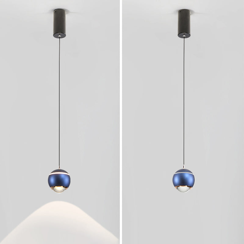 Nordic Globe Form Pendellicht Leichtes Aluminium LED Hanging Anhänger für Wohnzimmer